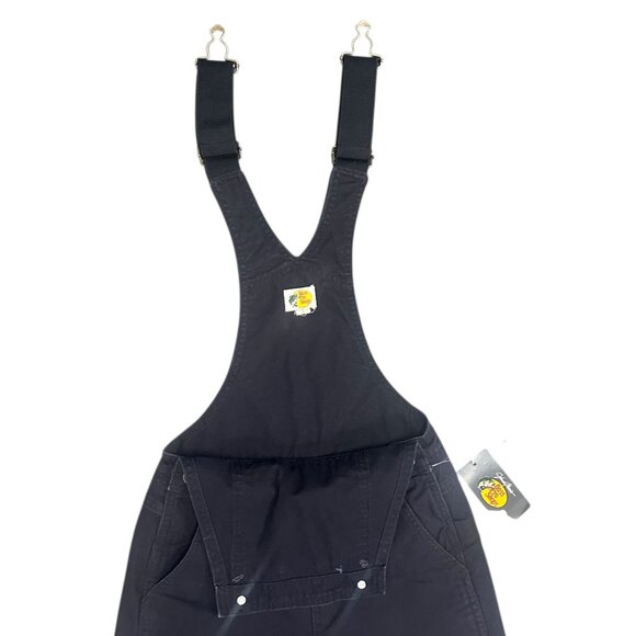 NWT Bass Pro Shops Youth S Black Insulated Workwear Overalls Durable Pockets - Picture 6 of 16